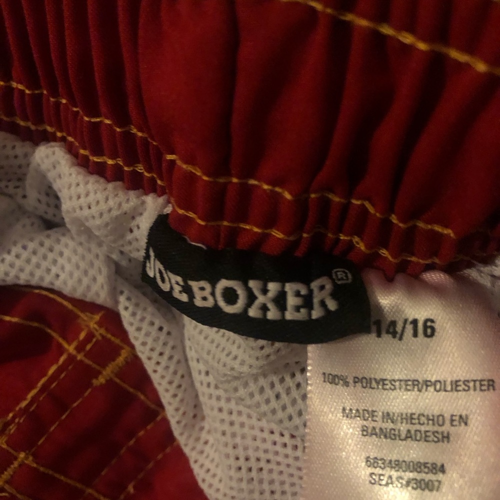 NWT JOE BOXER boys swim trunks, 11” inseam, 14/16 - Picture 4 of 9